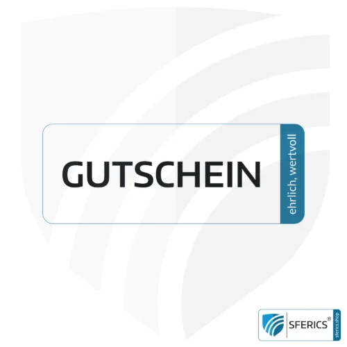 Gutschein | Wähle den Betrag 4 Geschenk Gutschein.