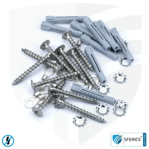 Erdungsset GCL | für die Magnetfeld Abschirmfolie MCL61 2 Erdungsset GCL | für die Magnetfeld Abschirmfolie MCL61