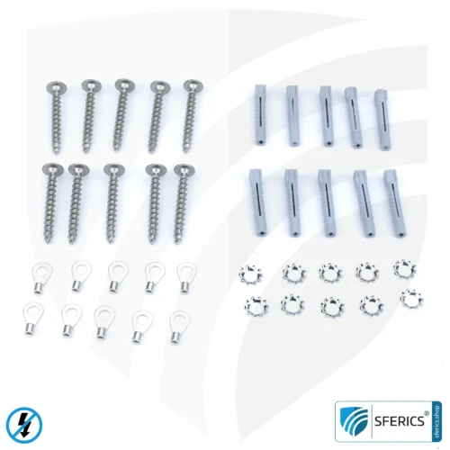 Erdungsset GCL | für die Magnetfeld Abschirmfolie MCL61 9 Erdungsset GCL | für die Magnetfeld Abschirmfolie MCL61
