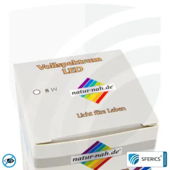 8 Watt LED Vollspektrum | Hell wie 60 Watt, 560 Lumen | CRI 95 | flimmerfrei | Tageslicht | E27 | Business Qualität 17 8 Watt LED Vollspektrum | Hell wie 60 Watt, 560 Lumen | CRI 95 | flimmerfrei | Tageslicht | E27 | Business Qualität