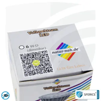 6 Watt LED Spot Vollspektrum | Hell wie 35 Watt, 450 Lumen | CRI 95 | dimmbar | flimmerfrei | Tageslicht | GU5.3 (MR16) | Business Qualität 21 6 Watt LED Spot Vollspektrum | Hell wie 35 Watt, 450 Lumen | CRI 95 | dimmbar | flimmerfrei | Tageslicht | GU5.3 (MR16) | Business Qualität