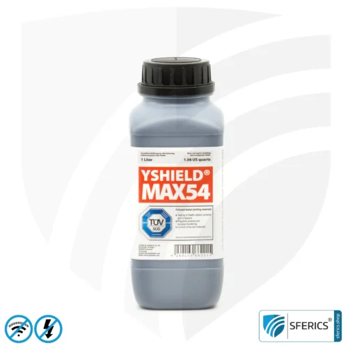 Abschirmfarbe MAX54 | HF Schirmdämpfung gegen Elektrosmog bis zu 100 dB bei 40 GHz | TÜV SÜD zertifiziert | Entwickelt für maximale Abschirmung von Elektrosmog durch 5G oder WIFI 6 19 Abschirmfarbe MAX54 | HF Schirmdämpfung gegen Elektrosmog bis zu 100 dB bei 40 GHz | TÜV SÜD zertifiziert | Entwickelt für maximale Abschirmung von Elektrosmog durch 5G oder WIFI 6