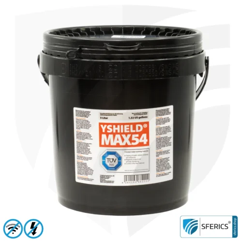 Abschirmfarbe MAX54 | HF Schirmdämpfung gegen Elektrosmog bis zu 100 dB bei 40 GHz | TÜV SÜD zertifiziert | Entwickelt für maximale Abschirmung von Elektrosmog durch 5G oder WIFI 6 12 Abschirmfarbe MAX54 | HF Schirmdämpfung gegen Elektrosmog bis zu 100 dB bei 40 GHz | TÜV SÜD zertifiziert | Entwickelt für maximale Abschirmung von Elektrosmog durch 5G oder WIFI 6
