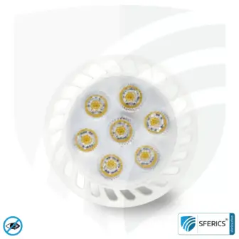 6 Watt LED Spot Vollspektrum 3step | Dimmen ohne Dimmer: Hell wie 35 Watt (100 %), 50 % oder 15 %, 480 Lumen | CRI 95 | flimmerfrei | Tageslicht | GU10 | Business Qualität 16 6 Watt LED Spot Vollspektrum 3step | Dimmen ohne Dimmer: Hell wie 35 Watt (100 %), 50 % oder 15 %, 480 Lumen | CRI 95 | flimmerfrei | Tageslicht | GU10 | Business Qualität