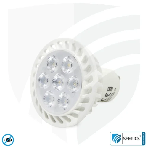 6 Watt LED Spot Vollspektrum 3step | Dimmen ohne Dimmer: Hell wie 35 Watt (100 %), 50 % oder 15 %, 480 Lumen | CRI 95 | flimmerfrei | Tageslicht | GU10 | Business Qualität 2 6 Watt LED Spot Vollspektrum 3step | Dimmen ohne Dimmer: Hell wie 35 Watt (100 %), 50 % oder 15 %, 480 Lumen | CRI 95 | flimmerfrei | Tageslicht | GU10 | Business Qualität