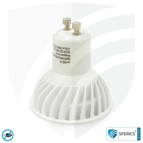 6 Watt LED Spot Vollspektrum 3step | Dimmen ohne Dimmer: Hell wie 35 Watt (100 %), 50 % oder 15 %, 480 Lumen | CRI 95 | flimmerfrei | Tageslicht | GU10 | Business Qualität 22 6 Watt LED Spot Vollspektrum 3step | Dimmen ohne Dimmer: Hell wie 35 Watt (100 %), 50 % oder 15 %, 480 Lumen | CRI 95 | flimmerfrei | Tageslicht | GU10 | Business Qualität