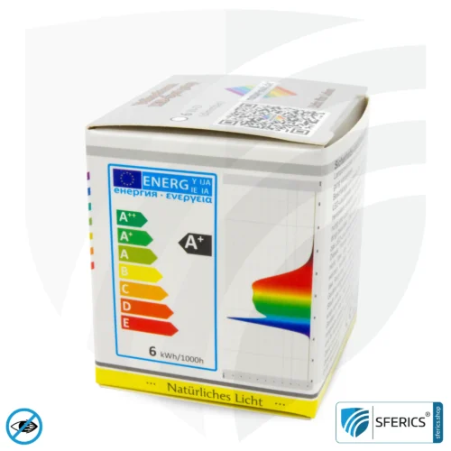 6 Watt LED Spot Vollspektrum 3step | Dimmen ohne Dimmer: Hell wie 35 Watt (100 %), 50 % oder 15 %, 480 Lumen | CRI 95 | flimmerfrei | Tageslicht | GU10 | Business Qualität 20 6 Watt LED Spot Vollspektrum 3step | Dimmen ohne Dimmer: Hell wie 35 Watt (100 %), 50 % oder 15 %, 480 Lumen | CRI 95 | flimmerfrei | Tageslicht | GU10 | Business Qualität