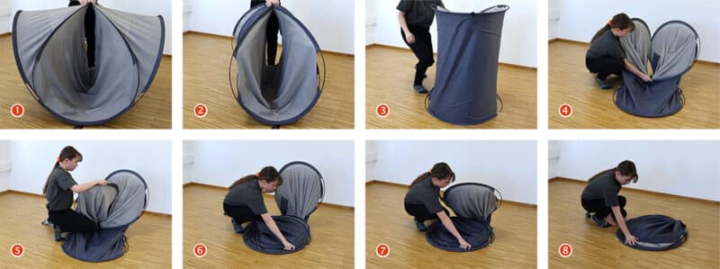 Abschirmzelt SAFECAVE Pop Up | Elektrosmog Wurfzelt