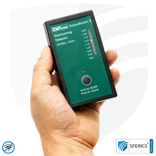 ACOUSTICOM 2 Elektrosmog Detektor | Breitband HF Messgerät für Einsteiger | Erkennung von EMF Funkstrahlung bis 8 GHz, inklusive 5G! 19 ACOUSTICOM 2 Elektrosmog Detektor | Breitband HF Messgerät für Einsteiger | Erkennung von EMF Funkstrahlung bis 8 GHz, inklusive 5G!