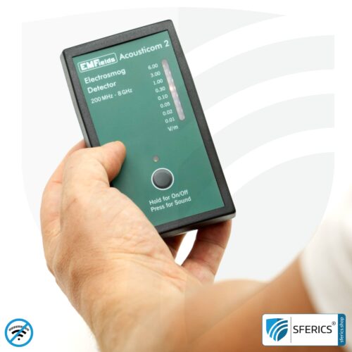 ACOUSTICOM 2 Elektrosmog Detektor | Breitband HF Messgerät für Einsteiger | Erkennung von EMF Funkstrahlung bis 8 GHz, inklusive 5G! 14 ACOUSTICOM 2 Elektrosmog Detektor | Breitband HF Messgerät für Einsteiger | Erkennung von EMF Funkstrahlung bis 8 GHz, inklusive 5G!