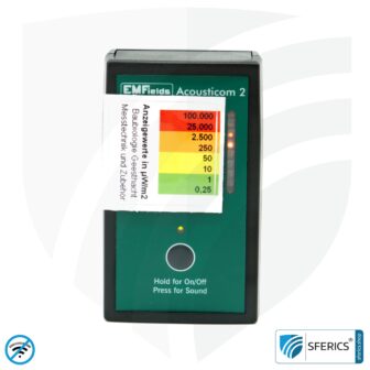 ACOUSTICOM 2 Elektrosmog Detektor | Breitband HF Messgerät für Einsteiger | Erkennung von EMF Funkstrahlung bis 8 GHz, inklusive 5G! 18 ACOUSTICOM 2 Elektrosmog Detektor | Breitband HF Messgerät für Einsteiger | Erkennung von EMF Funkstrahlung bis 8 GHz, inklusive 5G!