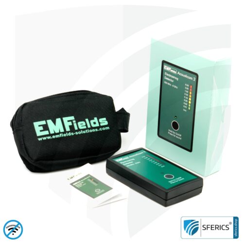 ACOUSTICOM 2 Elektrosmog Detektor | Breitband HF Messgerät für Einsteiger | Erkennung von EMF Funkstrahlung bis 8 GHz, inklusive 5G! 15 ACOUSTICOM 2 Elektrosmog Detektor | Breitband HF Messgerät für Einsteiger | Erkennung von EMF Funkstrahlung bis 8 GHz, inklusive 5G!