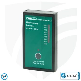 ACOUSTICOM 2 Elektrosmog Detektor | Breitband HF Messgerät für Einsteiger | Erkennung von EMF Funkstrahlung bis 8 GHz, inklusive 5G! 16 ACOUSTICOM 2 Elektrosmog Detektor | Breitband HF Messgerät für Einsteiger | Erkennung von EMF Funkstrahlung bis 8 GHz, inklusive 5G!