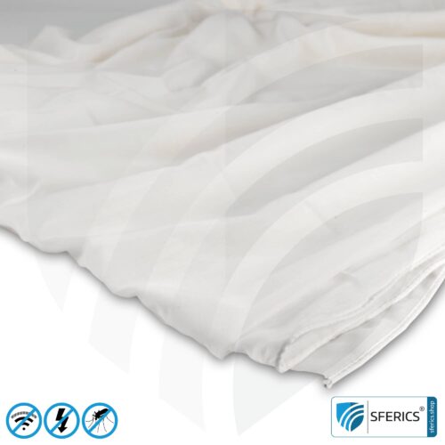 EVOLUTION Abschirmstoff | ideal zur Herstellung von Vorhängen und Baldachinen | HF Schirmdämpfung gegen Elektrosmog bis zu 31 dB 10 EVOLUTION Abschirmstoff | ideal zur Herstellung von Vorhängen und Baldachinen | HF Schirmdämpfung gegen Elektrosmog bis zu 31 dB | TÜV-SÜD qualitätsgeprüft