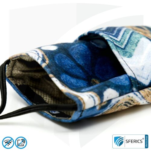 Handyhülle eWall für das Smartphone | Unikat im Design FELIX.BLAU | Anti Elektrosmog inkl. 5G | 3in1 Schutz inkl. RFID Blocker | Handytasche für iPhone, Android, ... 22 Handyhülle eWall für das Smartphone | FELIX.BLAU | Anti Elektrosmog inkl. 5G | 3in1 Schutz inkl. RFID Blocker | Handytasche für iPhone, Android, ... | XL