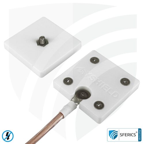 Mobile Erdungsplatte | zur Erdung von Baldachin, Bodenunterlage, Zelt, Schlafsack, Bettwäsche, Decke, u.v.m. 15 Mobile Erdungsplatte | zur Erdung von Baldachin, Bodenunterlage, Zelt, Schlafsack, Bettwäsche, Decke, u.v.m. | GCS