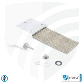 Mobile Erdungsplatte | zur Erdung von Baldachin, Bodenunterlage, Zelt, Schlafsack, Bettwäsche, Decke, u.v.m. 16 Mobile Erdungsplatte | zur Erdung von Baldachin, Bodenunterlage, Zelt, Schlafsack, Bettwäsche, Decke, u.v.m. | GCV