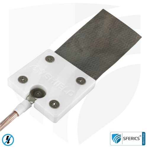 Mobile Erdungsplatte | zur Erdung von Baldachin, Bodenunterlage, Zelt, Schlafsack, Bettwäsche, Decke, u.v.m. 13 Mobile Erdungsplatte | zur Erdung von Baldachin, Bodenunterlage, Zelt, Schlafsack, Bettwäsche, Decke, u.v.m. | GCV