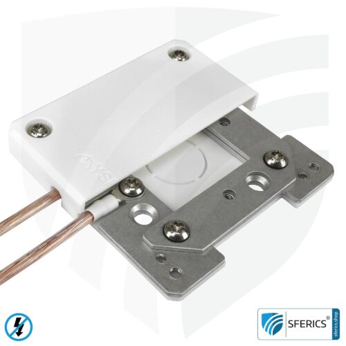 Erdungsgehäuse, stationär | Erdung abgeschirmter Flächen | Innenräume und Außenbereich 8 Erdungsgehäuse, stationär | Erdung abgeschirmter Flächen | Innenräume und Außenbereich 80 x 80 mm