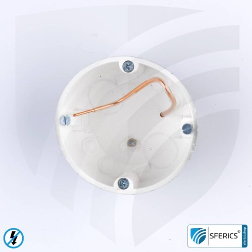 Geschirmte Hohlwanddose, flach | 47 mm | Installationsdose im Trockenbau, als Abzweigdose oder Schalterdose | halogenfrei 7 Geschirmte Hohlwanddose, flach | 47 mm | Installationsdose im Tockenbau, als Abzweigdose oder Schalterdose | halogenfrei