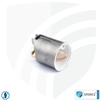 Geschirmte Hohlwanddose, flach | 47 mm | Installationsdose im Trockenbau, als Abzweigdose oder Schalterdose | halogenfrei 20 Geschirmte Wandleuchten Auslassdose | 45 mm | Installationsdose für Montag im Tockenbau und unter Putz | halogenfrei