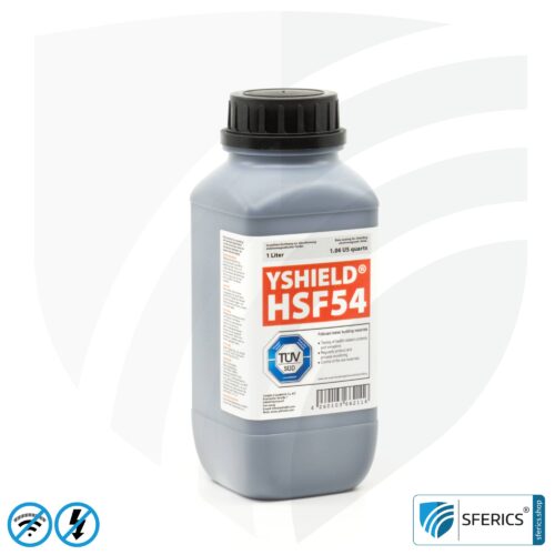 Abschirmfarbe HSF54 | HF Schirmdämpfung gegen Elektrosmog bis zu 90 dB bei 40 GHz | Klassiker von YSHIELD | TÜV SÜD zertifiziert | Effektiv bei 5G! 17 Abschirmfarbe HSF54 | HF Schirmdämpfung gegen Elektrosmog bis zu 90 dB bei 40 GHz | Klassiker von YSHIELD | TÜV SÜD zertifiziert | Effektiv bei 5G!