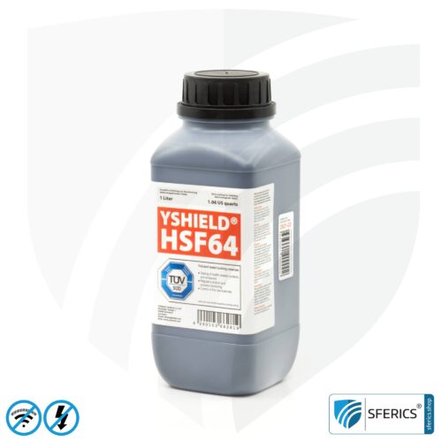 Abschirmfarbe HSF64 | HF Schirmdämpfung gegen Elektrosmog bis zu 93 dB bei 40 GHz | Ohne Konservierungsmittel » ideal für Allergiker | TÜV SÜD zertifiziert | Effektiv bei 5G! 1 Abschirmfarbe HSF64 | HF Schirmdämpfung gegen Elektrosmog bis zu 93 dB bei 40 GHz | Ohne Konservierungsmittel » ideal für Allergiker | TÜV SÜD zertifiziert | Effektiv bei 5G!