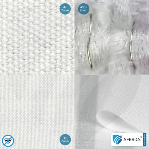 MAX-WEAR Abschirmstoff | ideal zur Herstellung von Bekleidung, Schlafsäcke, usw. | HF Schirmdämpfung gegen Elektrosmog bis zu 44 dB | mobiler Schutz gegen Handystrahlung | 5G ready! 6 MAX-WEAR Abschirmstoff | ideal zur Herstellung von Bekleidung, Schlafsäcke, usw. | HF Schirmdämpfung gegen Elektrosmog bis zu 44 dB | mobiler Schutz gegen Handystrahlung | 5G ready!