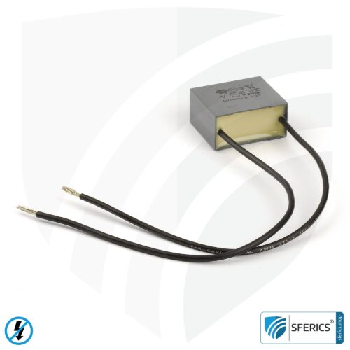 Netzfreischalter NA7 comfort | inklusive Prüf-LED und Netzfilter x21 9 Netzfilter X21 1 µF | Kapazitätsfilter gegen Dirty Electricity