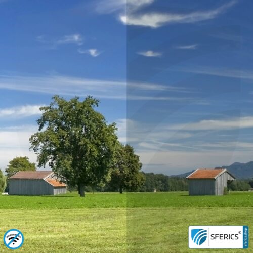 RDF72 abschirmende Fensterfolie | SET | HF Schirmdämpfung gegen Elektrosmog bis 33 dB | 72 % Lichtdurchlässigkeit | 76 cm Breite | Wirkungsvoll gegen 5G! 6 RDF72 abschirmende Fensterfolie | HF Schirmdämpfung gegen Elektrosmog bis 33 dB | 72 % Lichtdurchlässigkeit | Wirkungsvoll gegen 5G!