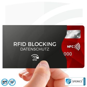 RFID NFC Schutzhรผllen | Datenschutz fรผr moderne Chipkarten | EC-Karte, Kreditkarte, Reisepass, Personalausweis, ID-Karte, ...