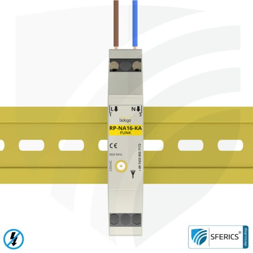 Schaltschrank Repeater RP-NA16-KA | Repeater für den Sicherungskasten | Level 2 | Masterschalter Set-Up | baubiologische Funktechnik nach EnOcean Standard 10 Schaltschrankrepeater RP-NA16-KA | Repeater für den Sicherungskasten | Level 2 | Masterschalter Set-Up | baubiologische Funktechnik nach EnOcean Standard