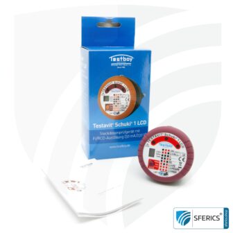 TESTAVIT SCHUKI 1 LCD | Steckdosen Sockel Tester mit FI Auslösung | Schneller Check der Erdung, Verdrahtung und FI Schutzschalter 16 TESTAVIT SCHUKI 1 LCD | Steckdosen Sockel Tester mit FI Auslösung | Schneller Check der Erdung, Verdrahtung und FI Schutzschalter.