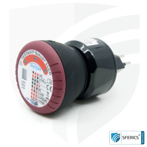 TESTAVIT SCHUKI 3 LCD | Steckdosen Sockel Prüfgerät | Schneller Check der Erdung und Verdrahtung 24 TESTAVIT SCHUKI 3 LCD | Steckdosen Sockel Prüfgerät | Schneller Check der Erdung und Verdrahtung | Schweiz