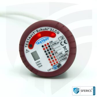 TESTAVIT SCHUKI 3 LCD | Steckdosen Sockel Prüfgerät | Schneller Check der Erdung und Verdrahtung 18 TESTAVIT SCHUKI 3 LCD | Steckdosen Sockel Prüfgerät | Schneller Check der Erdung und Verdrahtung