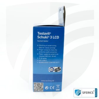 TESTAVIT SCHUKI 3 LCD | Steckdosen Sockel Prüfgerät | Schneller Check der Erdung und Verdrahtung 22 TESTAVIT SCHUKI 3 LCD | Steckdosen Sockel Prüfgerät | Schneller Check der Erdung und Verdrahtung