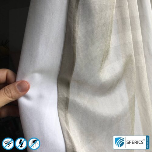 SILVER TULLE Abschirmstoff | ideal zur Herstellung von Baldachinen und Vorhängen | HF Schirmdämpfung gegen Elektrosmog bis zu 48 dB | Erdbar NF | Wirkungsvoll gegen 5G! 15 SILVER TULLE Abschirmstoff | ideal zur Herstellung von Baldachinen und Vorhängen | HF Schirmdämpfung gegen Elektrosmog bis zu 50 dB | TÜV-SÜD qualitätsgeprüft | Wirkungsvoll gegen 5G!