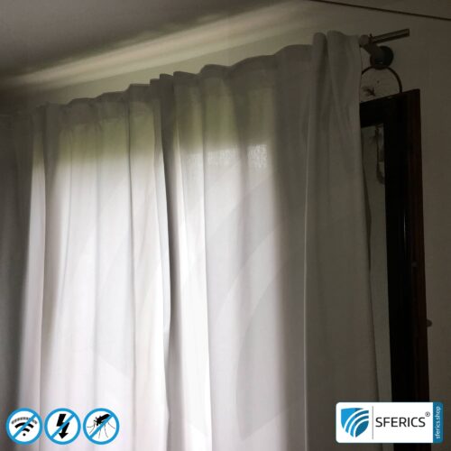 SILVER TULLE Abschirmstoff | ideal zur Herstellung von Baldachinen und Vorhängen | HF Schirmdämpfung gegen Elektrosmog bis zu 48 dB | Erdbar NF | Wirkungsvoll gegen 5G! 16 SILVER TULLE Abschirmstoff | ideal zur Herstellung von Baldachinen und Vorhängen | HF Schirmdämpfung gegen Elektrosmog bis zu 50 dB | TÜV-SÜD qualitätsgeprüft | Wirkungsvoll gegen 5G!