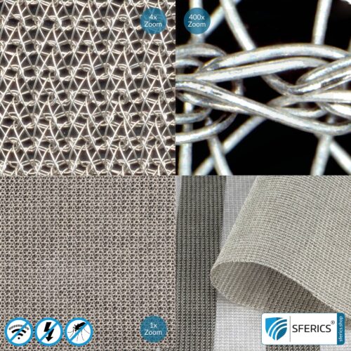 SILVER TULLE Abschirmstoff | ideal zur Herstellung von Baldachinen und Vorhängen | HF Schirmdämpfung gegen Elektrosmog bis zu 48 dB | Erdbar NF | Wirkungsvoll gegen 5G! 10 SILVER TULLE Abschirmstoff | ideal zur Herstellung von Baldachinen und Vorhängen | HF Schirmdämpfung gegen Elektrosmog bis zu 50 dB | TÜV-SÜD qualitätsgeprüft | Wirkungsvoll gegen 5G!