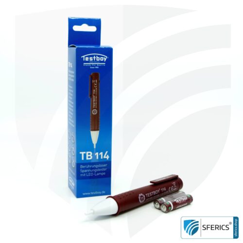 TESTBOY 114 | Berührungsloser Spannungstester zur Erkennung elektrischer Kabelbrüche | Messung ab 12 Volt AC Niedervolt 15 TESTBOY 114 | Berührungsloser Spannungstester zur Erkennung elektrischer Kabelbrüche | Messung ab 12 Volt AC Niedervolt
