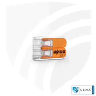 WAGO Compact Verbindungsklemme, Serie 221 | Modell 221-412 | für 2 eindrahtige, feindrahtige und mehrdrähtige Leiter | Alternative zur Lüsterklemme 12 WAGO Compact Verbindungsklemme, Serie 221 | Modell 221-412 | für 2 eindrahtige, feindrahtige und mehrdrähtige Leiter | Alternative zur Lüsterklemme
