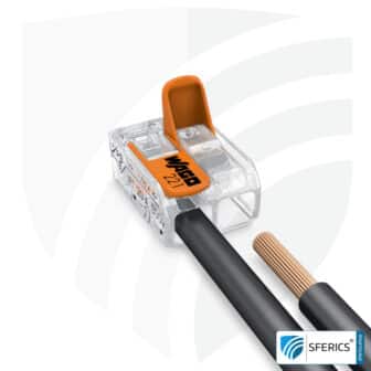 WAGO Compact Verbindungsklemme, Serie 221 | Modell 221-412 | für 2 eindrahtige, feindrahtige und mehrdrähtige Leiter | Alternative zur Lüsterklemme 10 WAGO Compact Verbindungsklemme, Serie 221 | Modell 221-412 | für 2 eindrahtige, feindrahtige und mehrdrähtige Leiter | Alternative zur Lüsterklemme