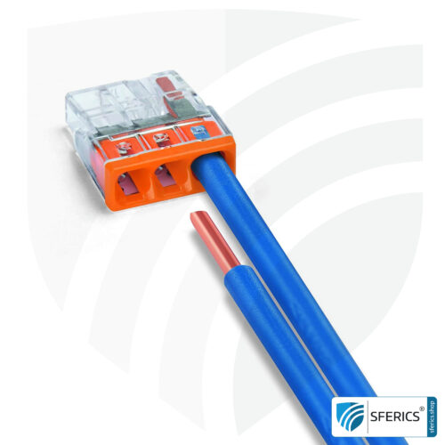 WAGO Compact Steckklemmen bzw. Verbindungsdosenklemmen | Modell 2273-203 | für 3 eindrähtige Leiter | 100 Stück | Alternative zur Lüsterklemme 8 WAGO Compact Steckklemmen bzw. Verbindungsdosenklemmen | Modell 2273-203 | für 3 eindrähtige Leiter | Alternative zur Lüsterklemme