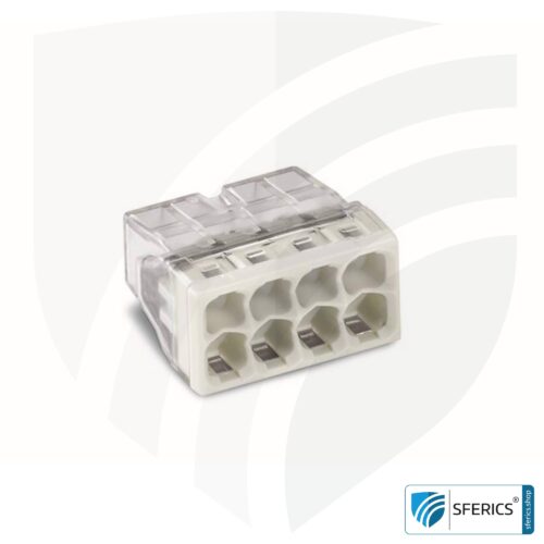 WAGO Compact Steckklemmen bzw. Verbindungsdosenklemmen | Modell 2273-208 | für 8 eindrähtige Leiter | 50 Stück | Alternative zur Lüsterklemme 2 WAGO Compact Steckklemmen bzw. Verbindungsdosenklemmen | Modell 2273-208 | für 8 eindrähtige Leiter | 50 Stück | Alternative zur Lüsterklemme