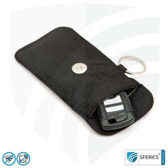 Autoschlüssel RFID Schutztasche CLASSIC | Schutz vor unbemerkter NFC Zugangscodeabfrage | Schutzhülle gegen Autodiebstahl bei Keyless-Go Systemen 5 Autoschlüssel RFID Schutztasche CLASSIC | Schutz vor unbemerkter NFC Zugangscodeabfrage | Schutzhülle gegen Autodiebstahl bei Keyless-Go Systemen