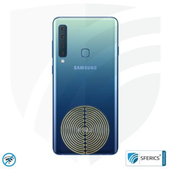 FAZUP Antennen Patch | Edition GOLD | Ferritkern fürs kabelgebundene Headset inklusive | Innovative Technologie gegen Elektrosmog | Schützt vor unnötig hoher Bestrahlung durch's eigene Mobiltelefon