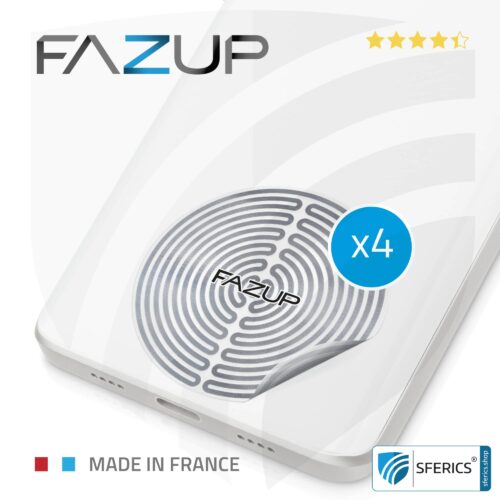 FAZUP Antennen Patch | SILBER | 4er Set mit Preisvorteil für Familie und Freunde | Innovative Technologie gegen Elektrosmog | Schützt vor unnötig hoher Bestrahlung durch's eigene Mobiltelefon 2 FAZUP Antennen Patch | SILBER | 4er Set mit Preisvorteil für Familie und Freunde | Innovative Technologie gegen Elektrosmog | Schützt vor unnötig hoher Bestrahlung durch’s eigene Mobiltelefon