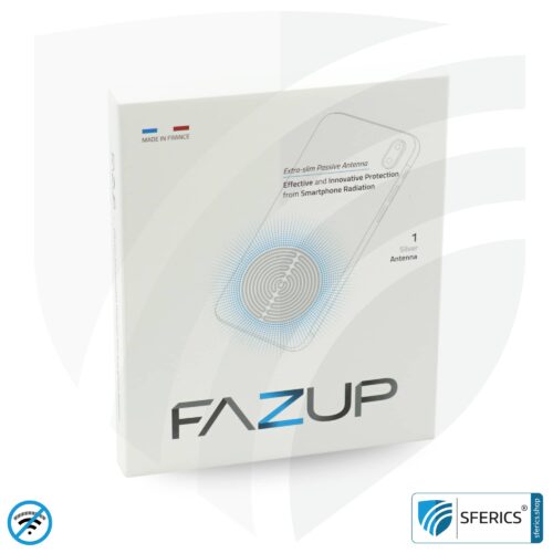 FAZUP Antennen Patch mit strahlungsfreiem SFERICS® Luftkabel Kopfhörer im Spar-SET | SILBER | Schützt Ohren und Gehirn vor unnötig hoher Bestrahlung durch EMF + Magnetfeld 34 FAZUP Antennen Patch | SILBER | Innovative Technologie gegen Elektrosmog | Schützt vor unnötig hoher Bestrahlung durch’s eigene Mobiltelefon | Keine Esoterik oder Harmonisierung. Reduktion ist messbar!