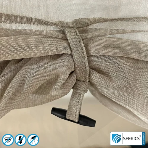 Abschirmzelt SAFECAVE SINGLE mit 100 cm Breite | Anti Elektrosmog Vollschutz | Mobiler Strahlenschutz gegen WLAN, Handy, LTE, 5G, ... mit Wirkungsgrad über 99,99 % (42 dB) | frei stehend, ohne Deckenaufhängung | erdbar 11 Abschirmzelt SAFECAVE | Anti Elektrosmog Vollschutz | Mobiler Strahlenschutz gegen WLAN, Handy, LTE, 5G, ... mit Wirkungsgrad über 99,99 % (42 dB) | frei stehend, ohne Deckenaufhängung | NF erdbar