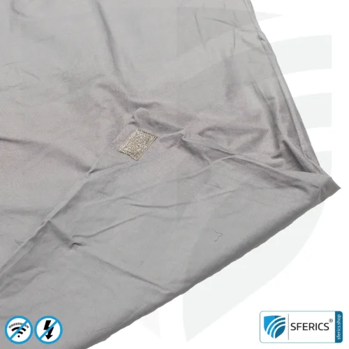 Abschirmender Schlafsack Elektrosmog PRO | Mobiler Strahlenschutz gegen WLAN, Handy, LTE, 5G, ... mit Wirkungsgrad über 99,99 % (42 dB) | frei stehend, ohne Deckenaufhängung | NF erdbar 26 Abschirmender Schlafsack Elektrosmog PRO | Mobiler Strahlenschutz gegen WLAN, Handy, LTE, 5G, ... mit Wirkungsgrad über 99,99 % (42 dB) | frei stehend, ohne Deckenaufhängung | NF erdbar